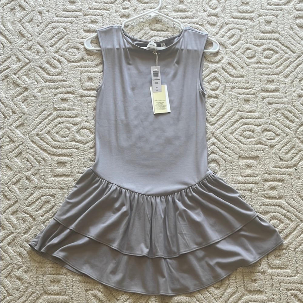 Aritzia Wilfred Bloomsbury dress in Aspen Cendre